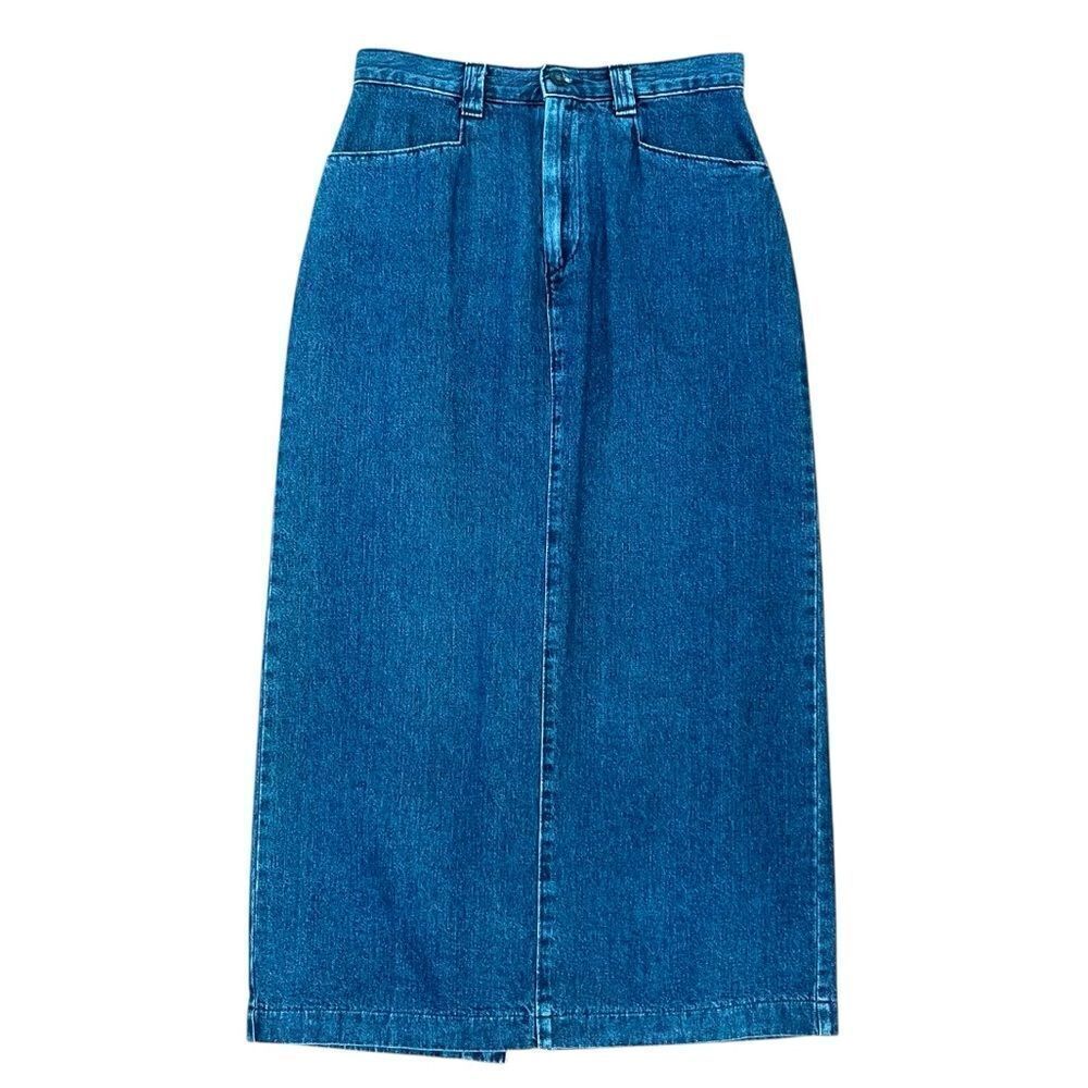 Vintage Lee Denim Maxi Skirt